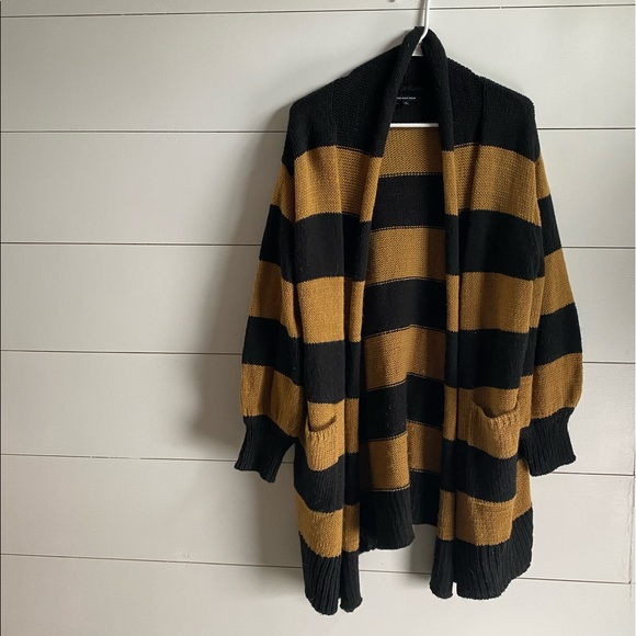 Who What Wear Sweaters - Rugby Stripe Cardigan